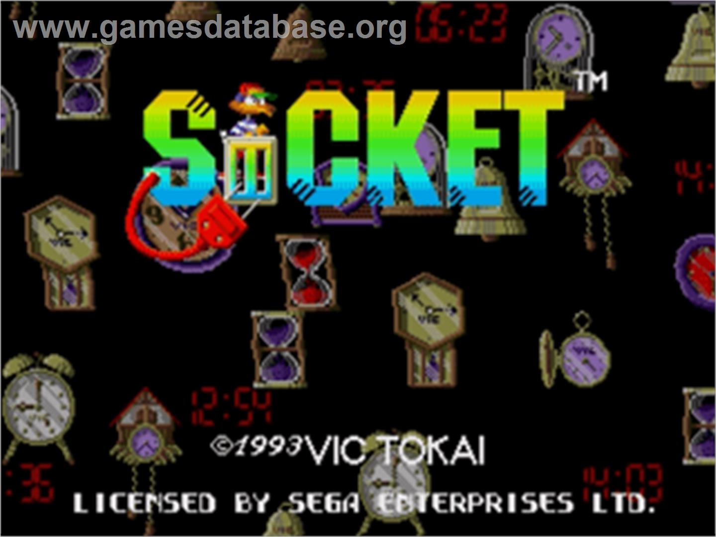 Socket - Sega Nomad - Artwork - Title Screen